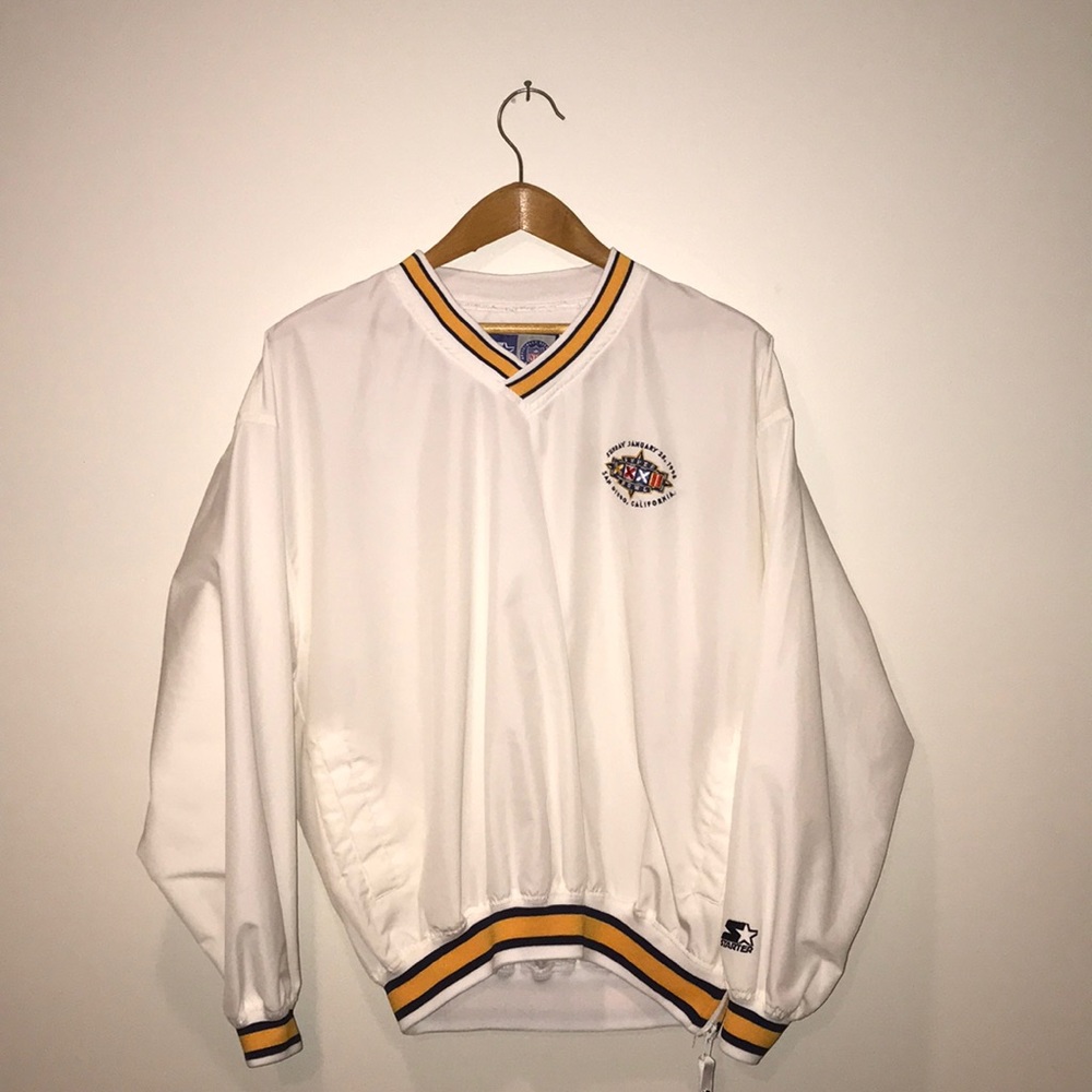 Super Bowl 32 Starter Pullover Windbreaker